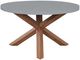 John Thomas Furniture® Parks Shenandoah Brown/Gray Stone/Teak Outdoor Table-1