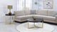 Elements International Harper Espresso End Table with Gold Base-5