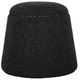 Uttermost® Gumdrop Black Ottoman-0