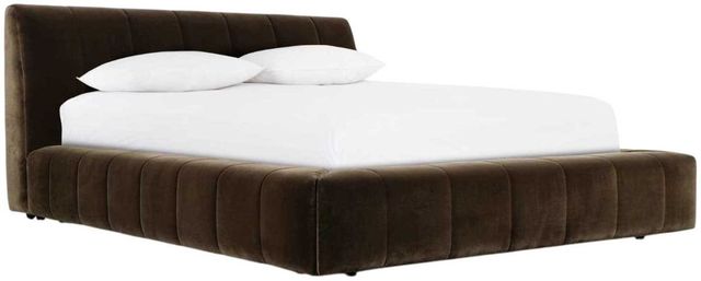 Four Hands Langham Surrey Mink Queen Panel Bed-0