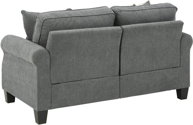Signature Design by Ashley® Alessio Charcoal Loveseat-2