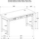 Coaster® Vermes Light Ash Writing desk with Power Outlet-2