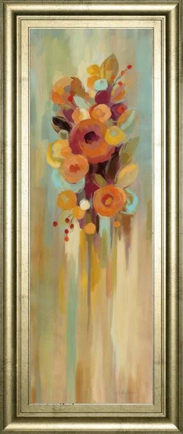 Classy Art Tall Autumn Flowers I by Silvia Vassileva Wall Art-0