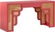 TOV Furniture Suzie Pink 62" Executive Desk with Drawer-0