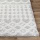 Surya Urban Shag Light Gray/White 8'x10' Area Rug-1