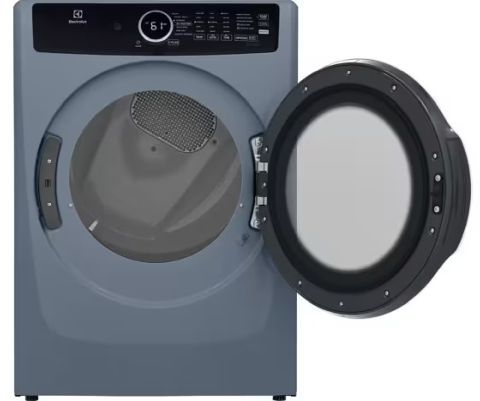 Electrolux 8 Cu. Ft. Denim Blue Perfect Steam™ Electric Dryer with Instant Refresh-1