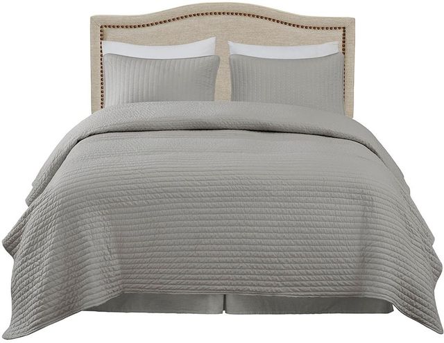 Olliix by Madison Park Natural Queen Nadine Upholstery Headboard-3
