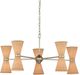 Currey & Company Natural/Silver Pennyworth Chandelier-1