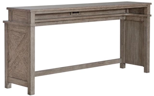 Liberty Furniture Skyview Lodge Cobblestone Console Bar Table-1