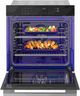 LG 24" Black Single Electric Wall Oven  with True Convection and Air Fry-2