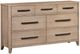 Parker House® Breckenridge Mocha Medium Brown Dresser and Mirror-2