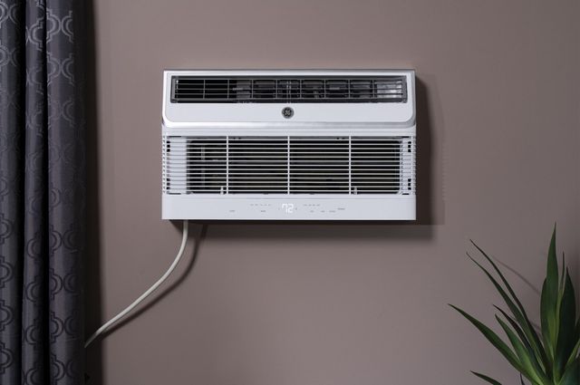 GE® 12,000 BTU's Soft Gray Thru the Wall A/C-1