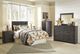 Signature Design by Ashley® Brinxton Charcoal Full Panel Headboard-4