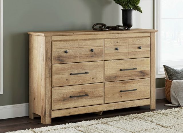 Signature Design by Ashley® Fenderport Tan Dresser-1