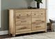 Signature Design by Ashley® Fenderport Tan Dresser-1