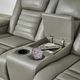 Signature Design by Ashley® Backtrack 3-Piece Gray Power Reclining Living Room Set-4