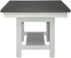 Liberty Furniture Brook Bay 5-Piece Carbon Gray/Textured White Trestle Table Set-2