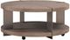 Liberty Furniture Harlow Sandston Round Cocktail Table with Satin Nickel Base-0