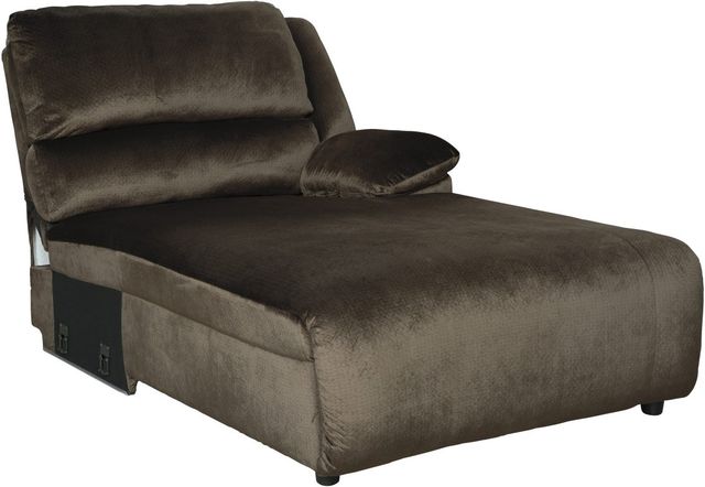 Signature Design by Ashley® Clonmel 3-Piece Chocolate Power Reclining Right-Arm Facing Sectional and Chaise-4