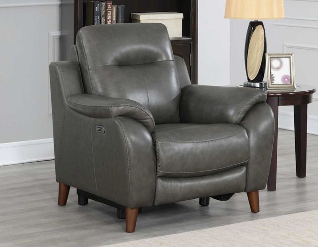 Steve Silver Co. Squire Charcoal Manual Recliner-0
