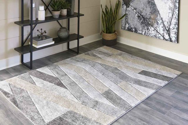 Signature Design by Ashley® Wittson Beige/Gray 8'x10' Large Area Rug-3