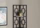Monarch Specialties Inc. Black 62" Metal Corner Etagere Bookcase-2