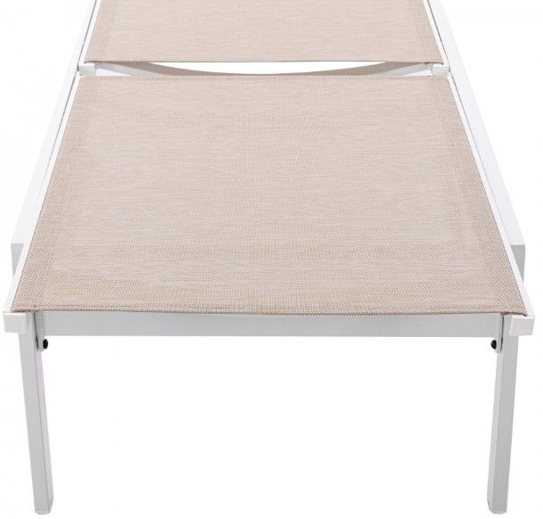 Meridian Furniture Santorini Beige Outdoor Patio Chaise Lounge Chair-4