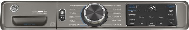 GE® 4.8 Cu. Ft. Satin Nickel Smart Front Load Washer-3