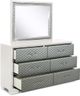 New Classic® Home Furnishings Luxor Silver/White Dresser-3