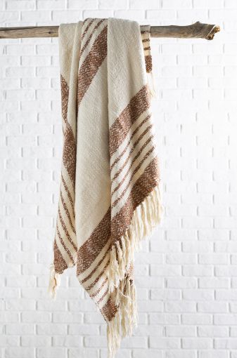 Surya Chamonix Burnt Orange 50"x60" Throw Blanket-2