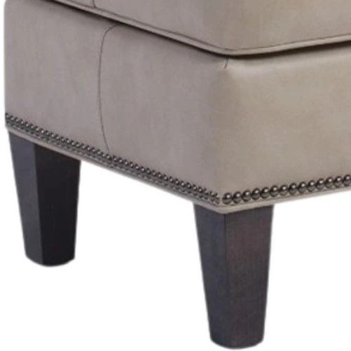 Smith Brothers Customizable 541 Leather Ottoman-2
