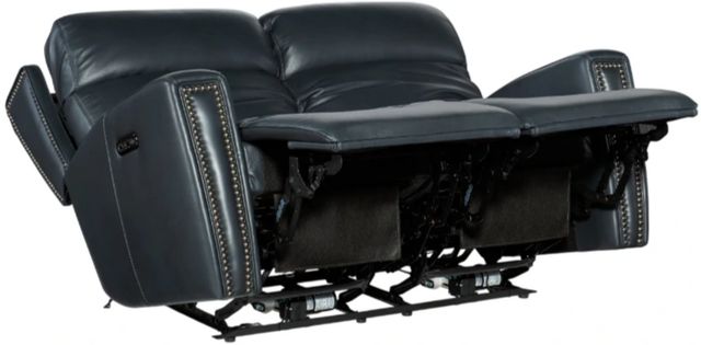 Hooker® Furniture MS Ruthe Salvo Denim Power Reclining Loveseat with Power Headrest-4