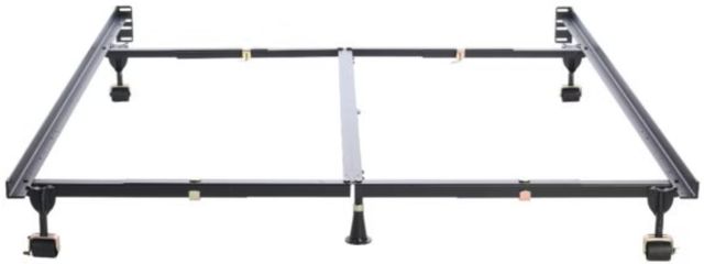 Home By Hollywood Clamp Style Carbon Steel Twin/Full/Queen/California King/Eastern King Bed Frame with Center Support-1