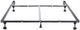Home By Hollywood Clamp Style Carbon Steel Twin/Full/Queen/California King/Eastern King Bed Frame with Center Support-1