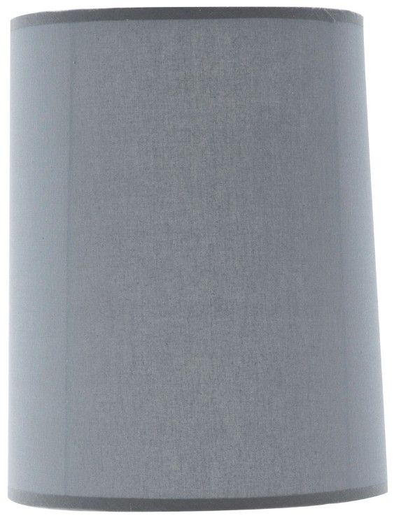 Michael Amini® Montreal 2-Piece Gray Drum Lamp Shade-0
