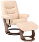 BenchMaster Trend Line Rosa Khaki Chair and Ottoman Set-0