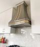 Cyclone® 42" Stainless Steel Brass Wall Mounted Range Hood-2