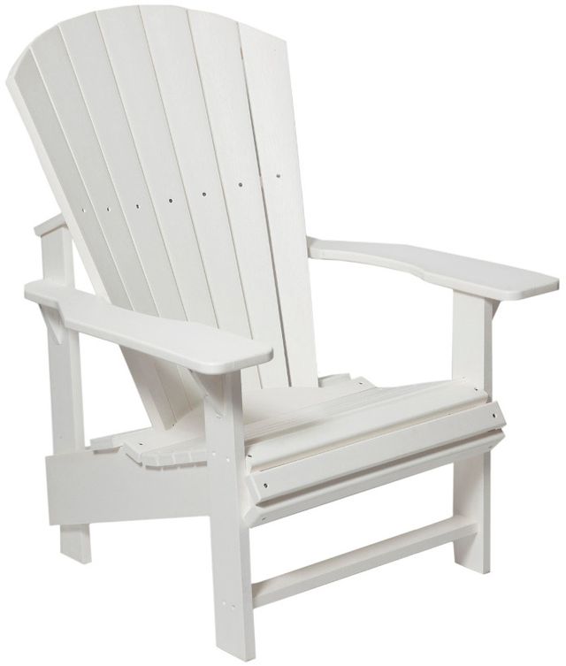 C.R. Plastic Generation Line White Upright Adirondack-0