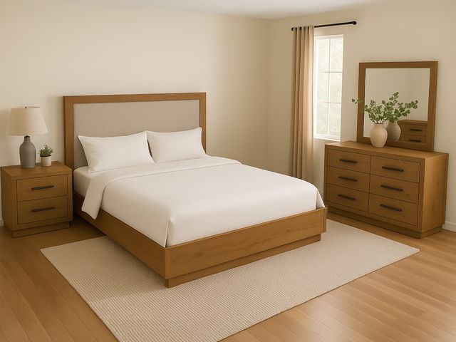 Oakley Queen Bedroom Set, Mattress Free!-0