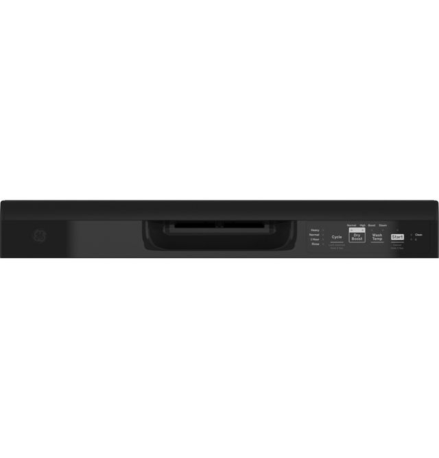 GE® 24" Black Built-In Dishwasher with Front Controls-3