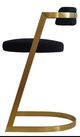 VIG Furniture Modrest Shandra Black/Gold Counter Stool-4