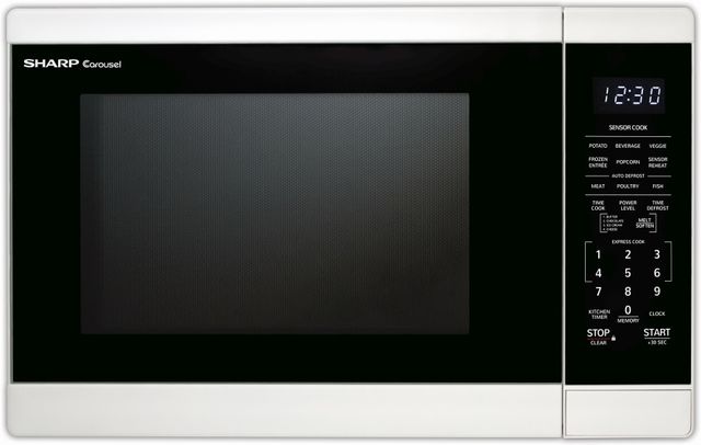 Sharp® Carousel® 1.4 Cu. Ft. White Countertop Microwave-0