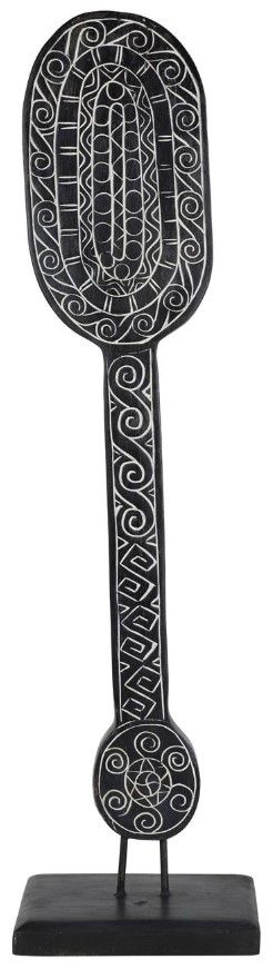 Deco Marche Black Paddle Sculpture-0