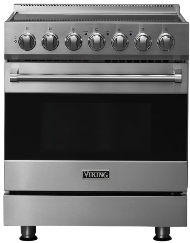 Viking® 3 Series 30" Stainless Steel Pro Style Electric Range-0