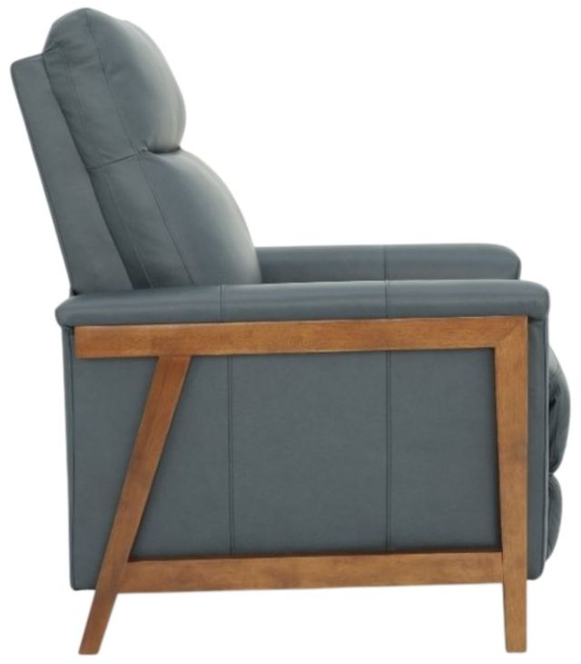 BarcaLounger® Lewiston Santa Fe Ocean Leather Manual Recliner-4