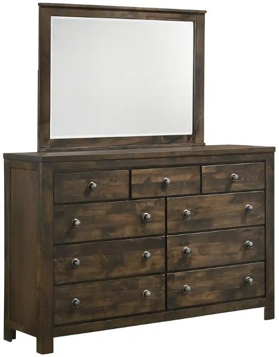 New Classic® Home Furnishings Blue Ridge 4-Piece Rustic Gray Queen Panel Bedroom Set-3