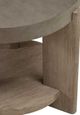 Liberty Furniture Affinity Gray Round End Table with Dusty Taupe Base-4