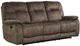 Parker House® Cooper Shadow Brown Manual Triple Reclining Sofa-0