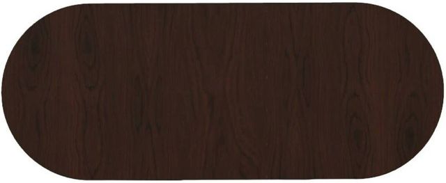 Mavin Customizable 72" Oval Extendable Dining Table with 18" Leaf-3