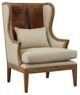 Furniture Classics Light Billings Brown/Gray Wing Chair-0